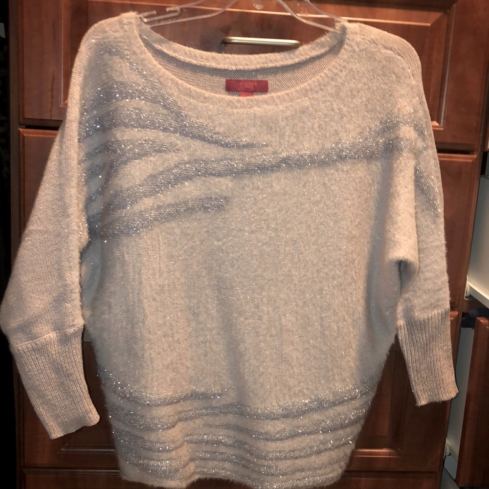 Embellished design sweater